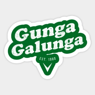 Gunga Galunga Est. 1980 - vintage logo Sticker